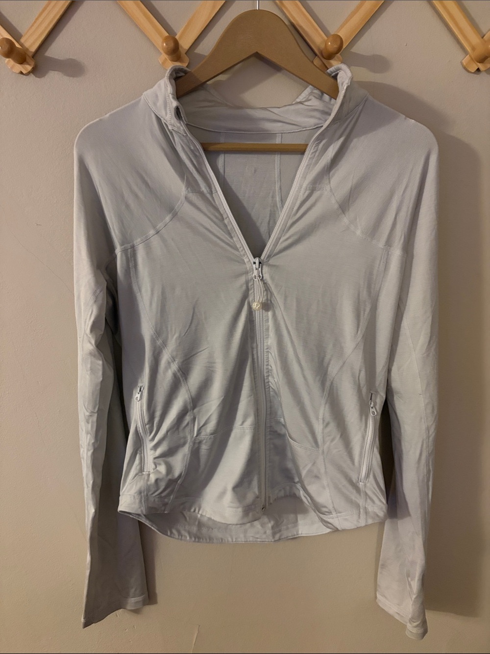 lululemon athletica Light silver Gray Full-Zip jacket